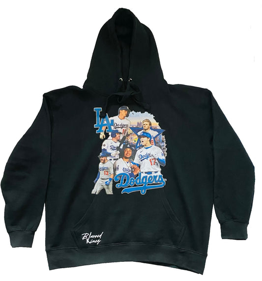 Blurred Linez X Dodgers hoodies